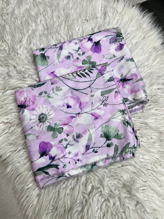 2 PC Cotton Allover Unstitched Suit Vol-1939