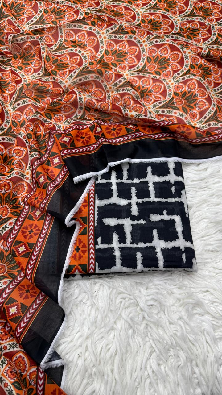 3 Peice Supima Lawn - #40501