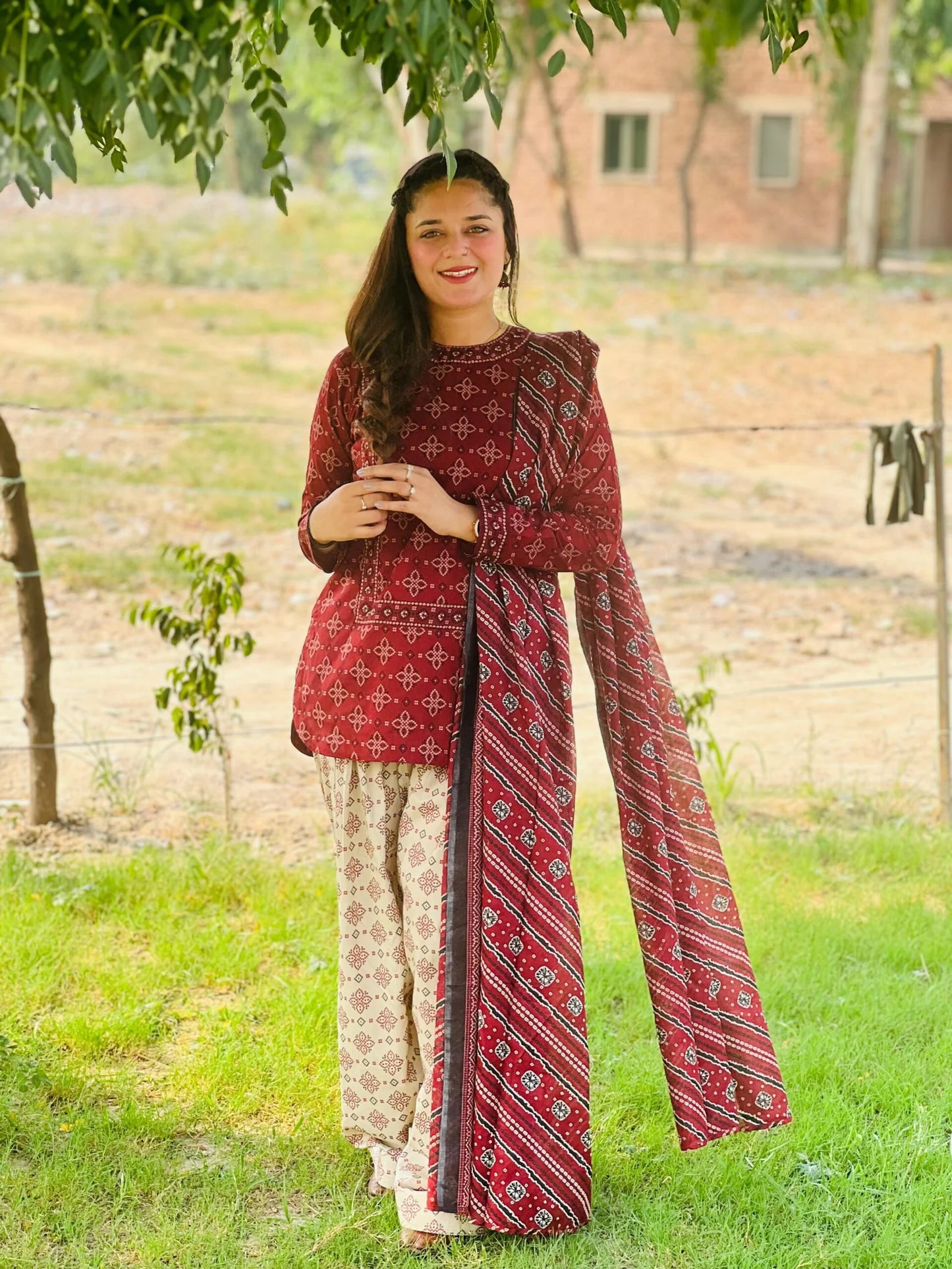 3Pc Supima Lawn Suit - #41050