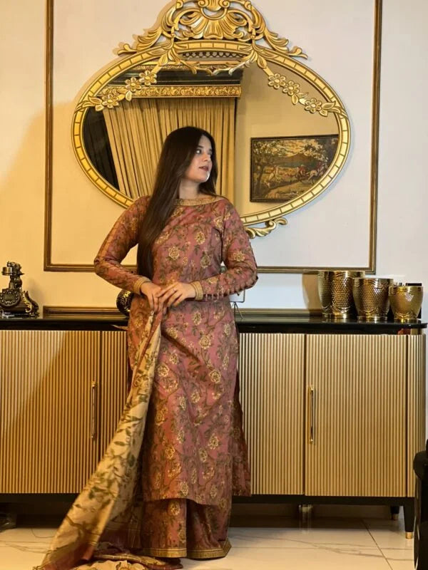 3Pc Supima Lawn Suit - #41055