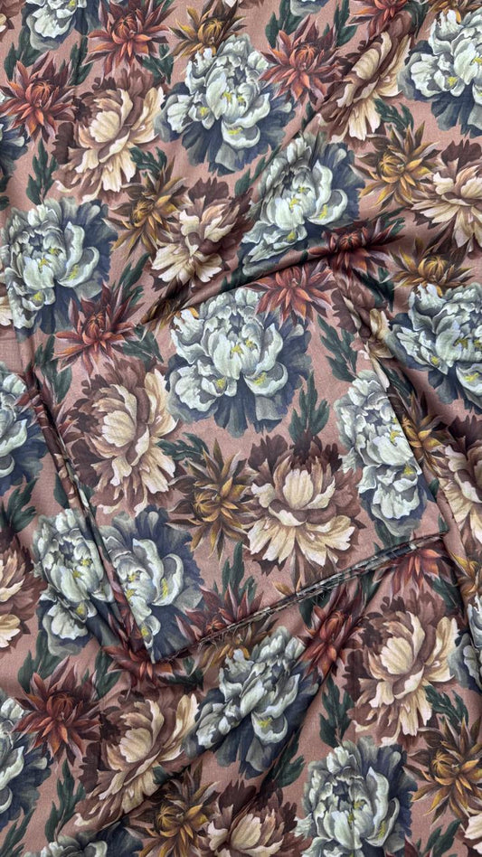 2Pc Lawn Allover Unstitched Suit #36156