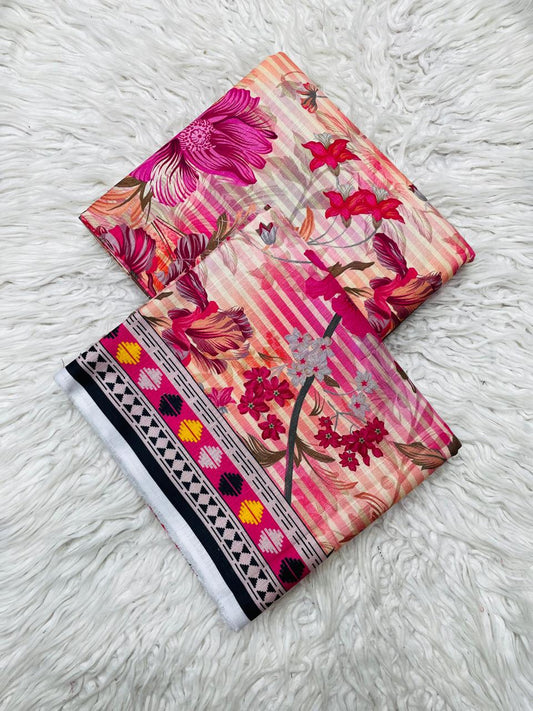 2Pc Slub Khaddar Allover Suit - 0102