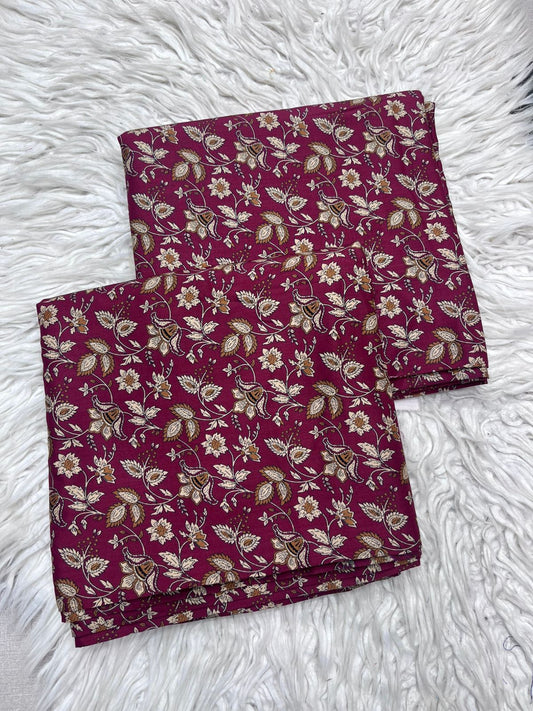 2Pc Linen Allover Unstitched Suit - 409