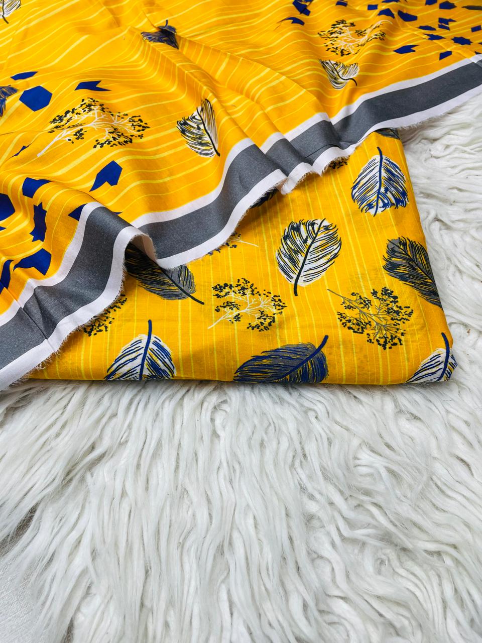 3 PC Lawn Digital Printed Unstitched Suit D#29989