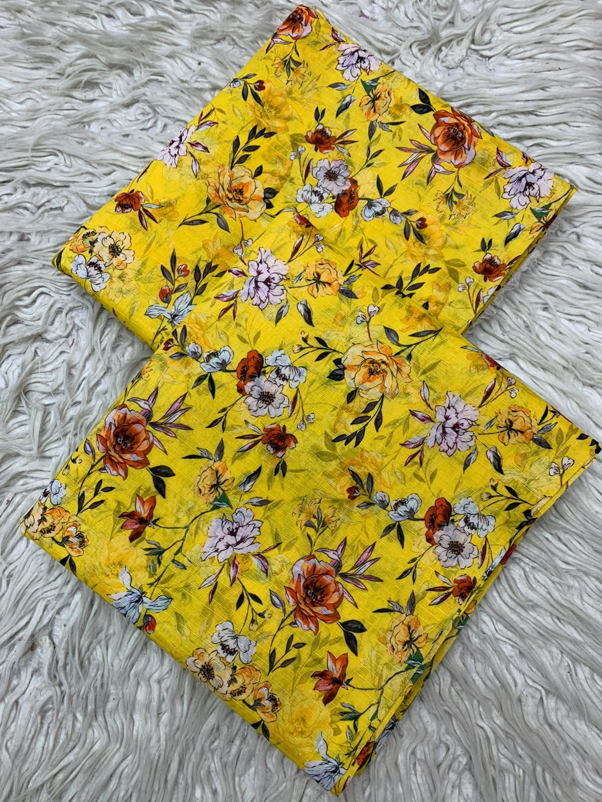 2Pc Bana Dora Print Lawn Suit Vol-535