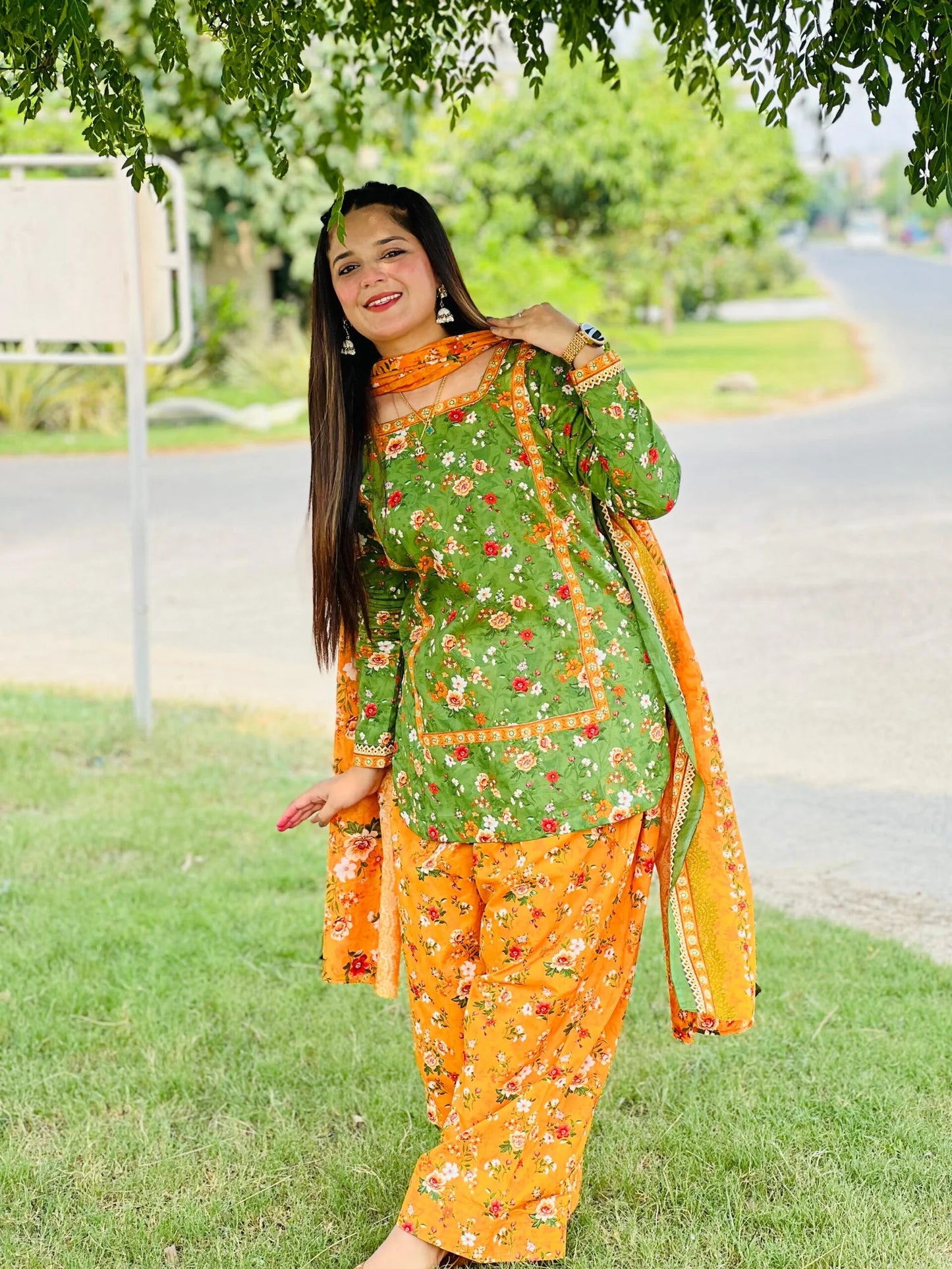 3Pc Supima Lawn Suit - #41049