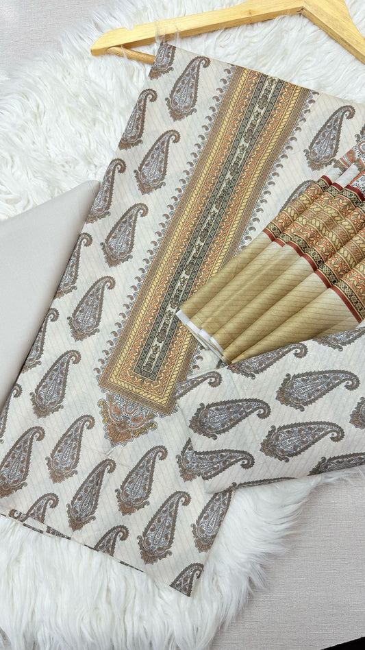 Firdous - Printed - Lawn - 3pc - D706