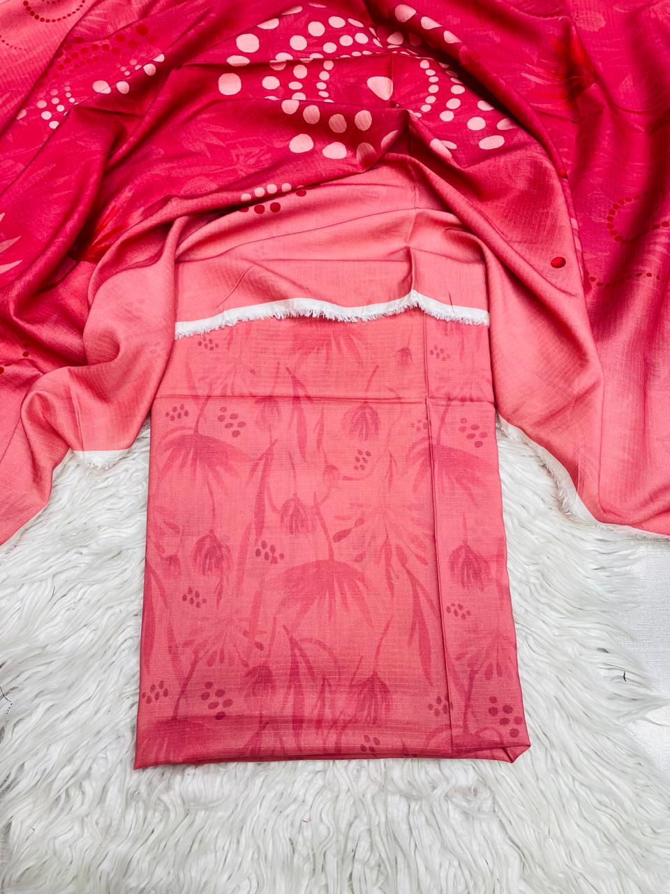 2 PC LINEN BANA DORA AL KARAM KAMEEZ & DUPATTA VOL-3169