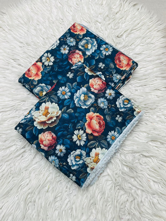 2 PC Khaddar Slub Allover Suit Vol-0093