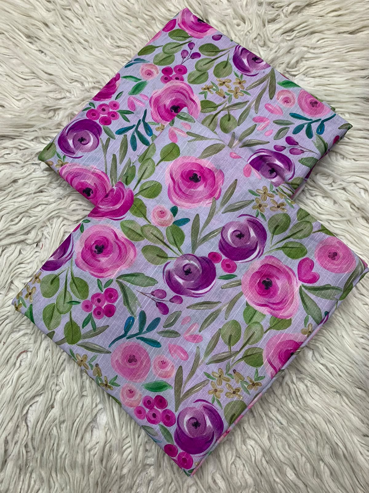 2Pc Bana Dora Print Lawn Suit Vol-495