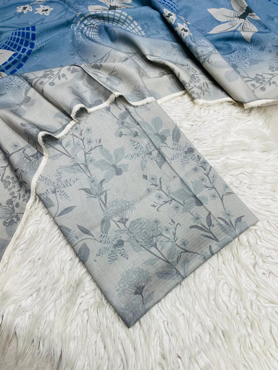 2 PC LINEN BANA DORA AL KARAM KAMEEZ & DUPATTA VOL-3169