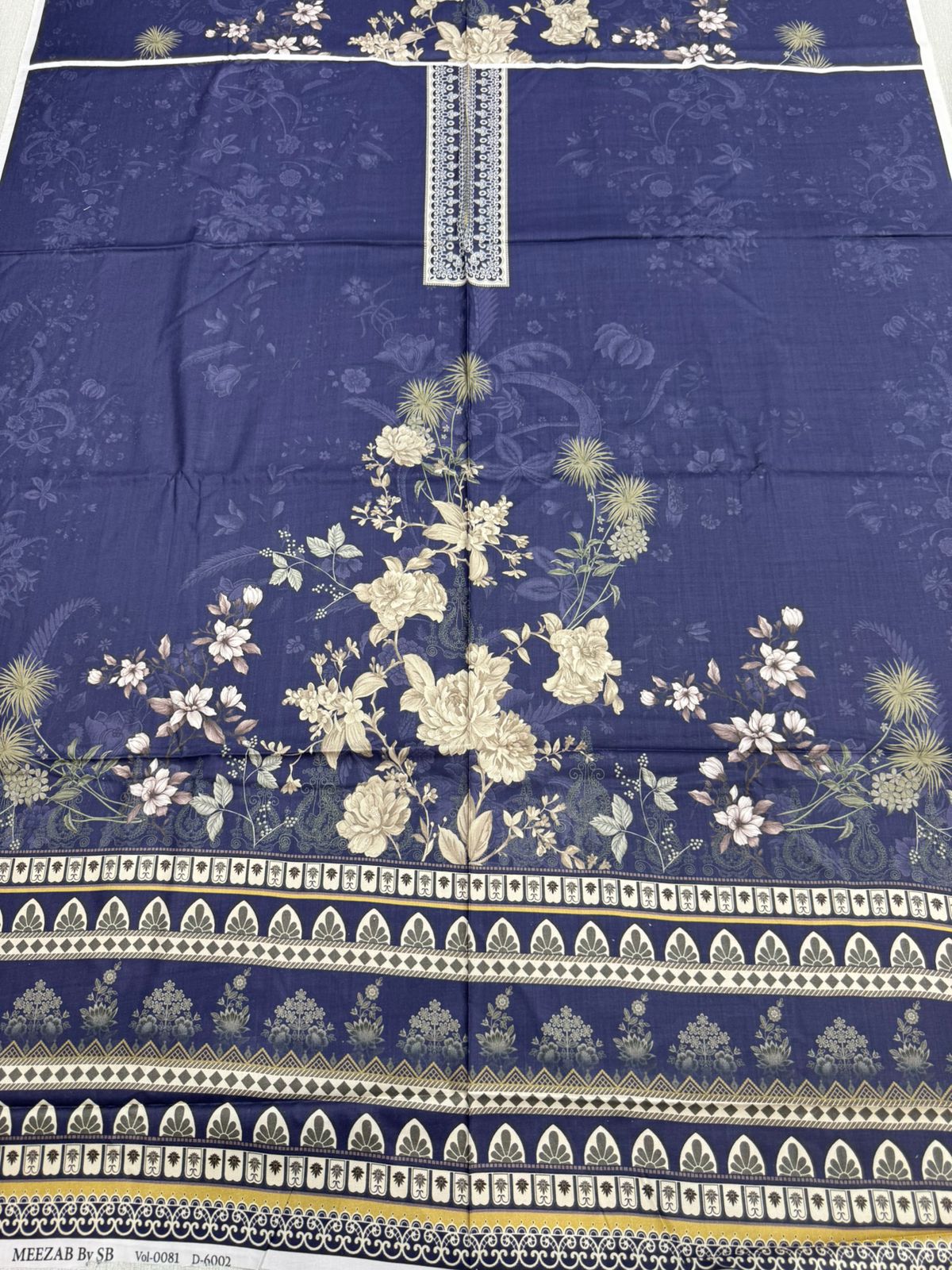 2Pc Linen Kameez & Dupatta Suit - 0081