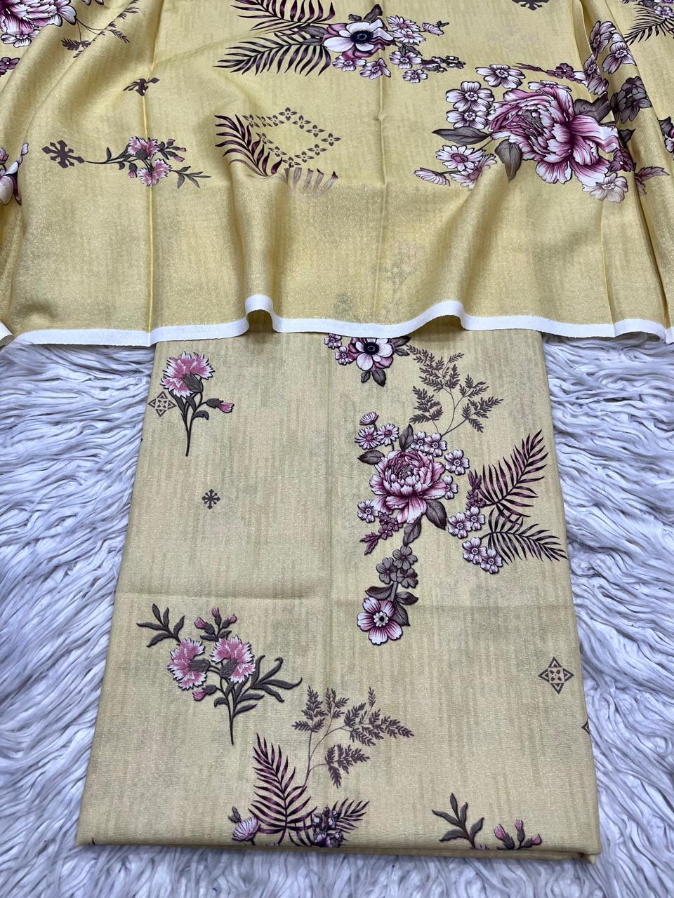 2Pc Karandi Kameez & Duppata Printed Vol-427