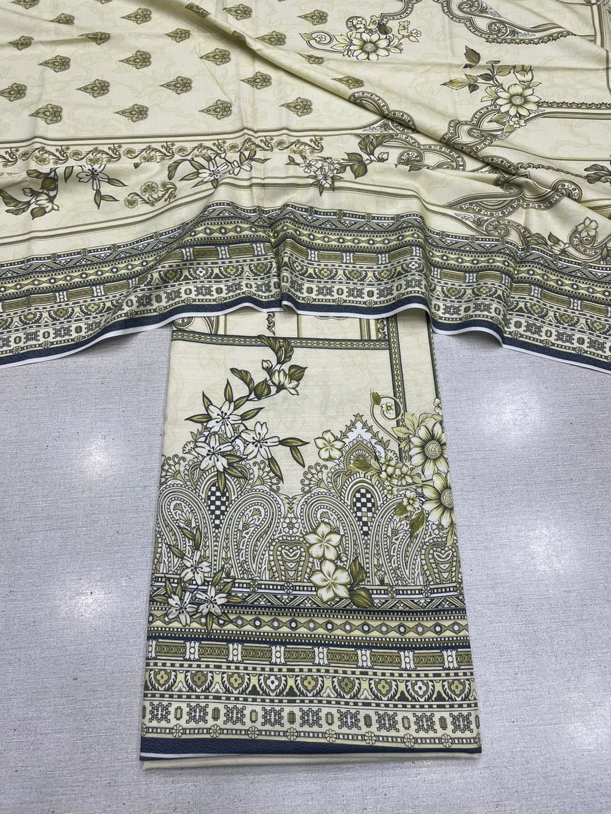 2Pc Dhanak Kameez & Dupatta Unstitched 73