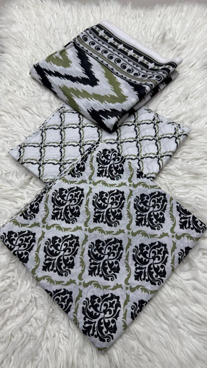 3Pc Supima Lawn Suit - #41053