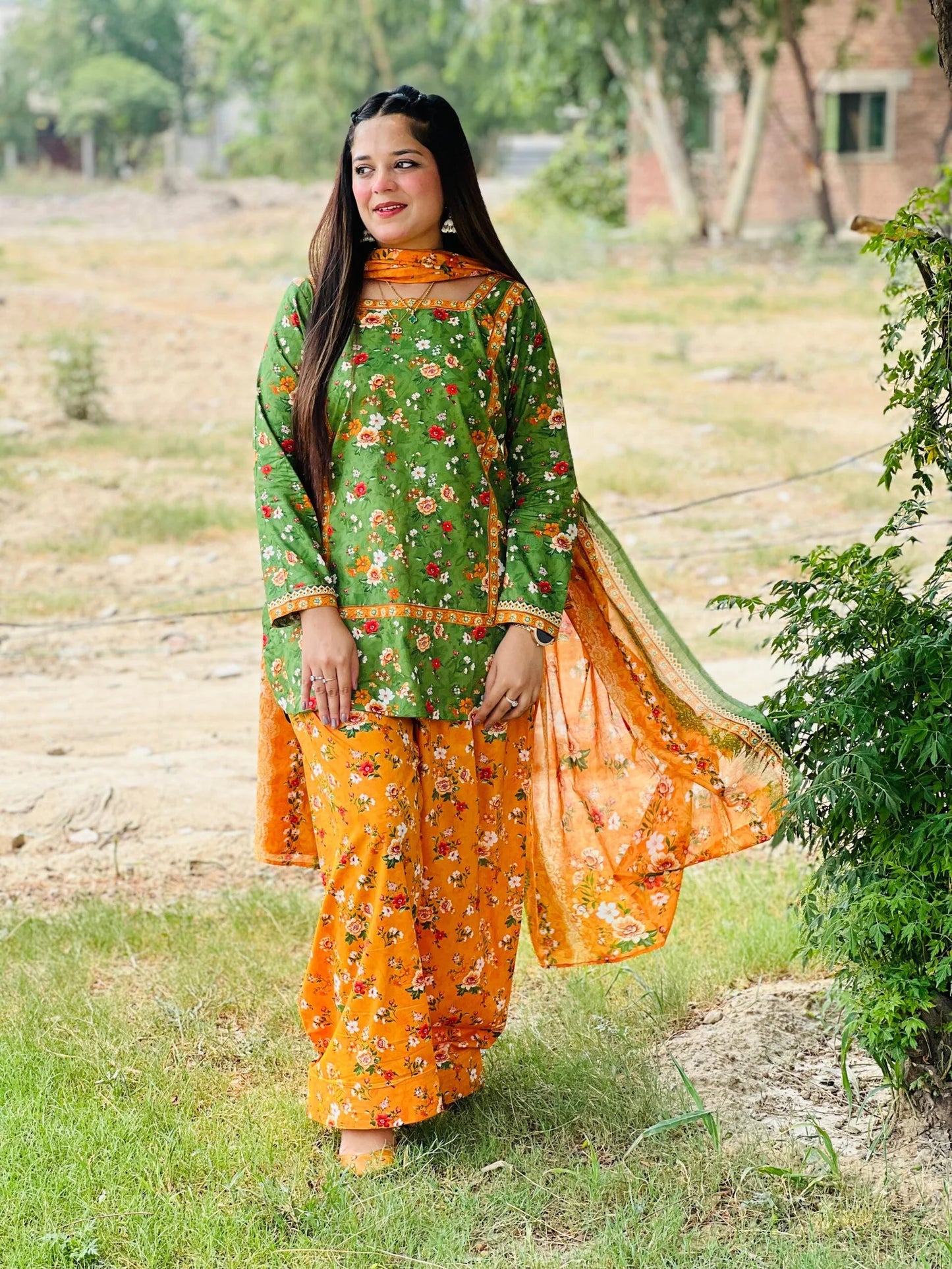 3Pc Supima Lawn Suit - #41049