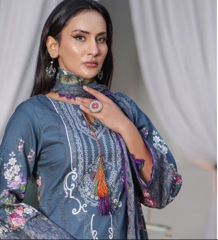 Noura Premium Lawn 3pc -0107