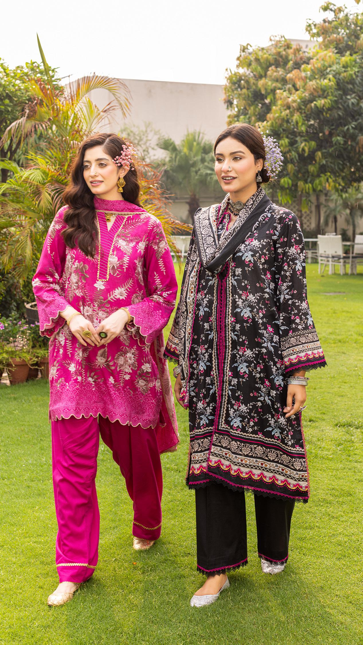 Noura - Printed - Lawn - 3pc - D102