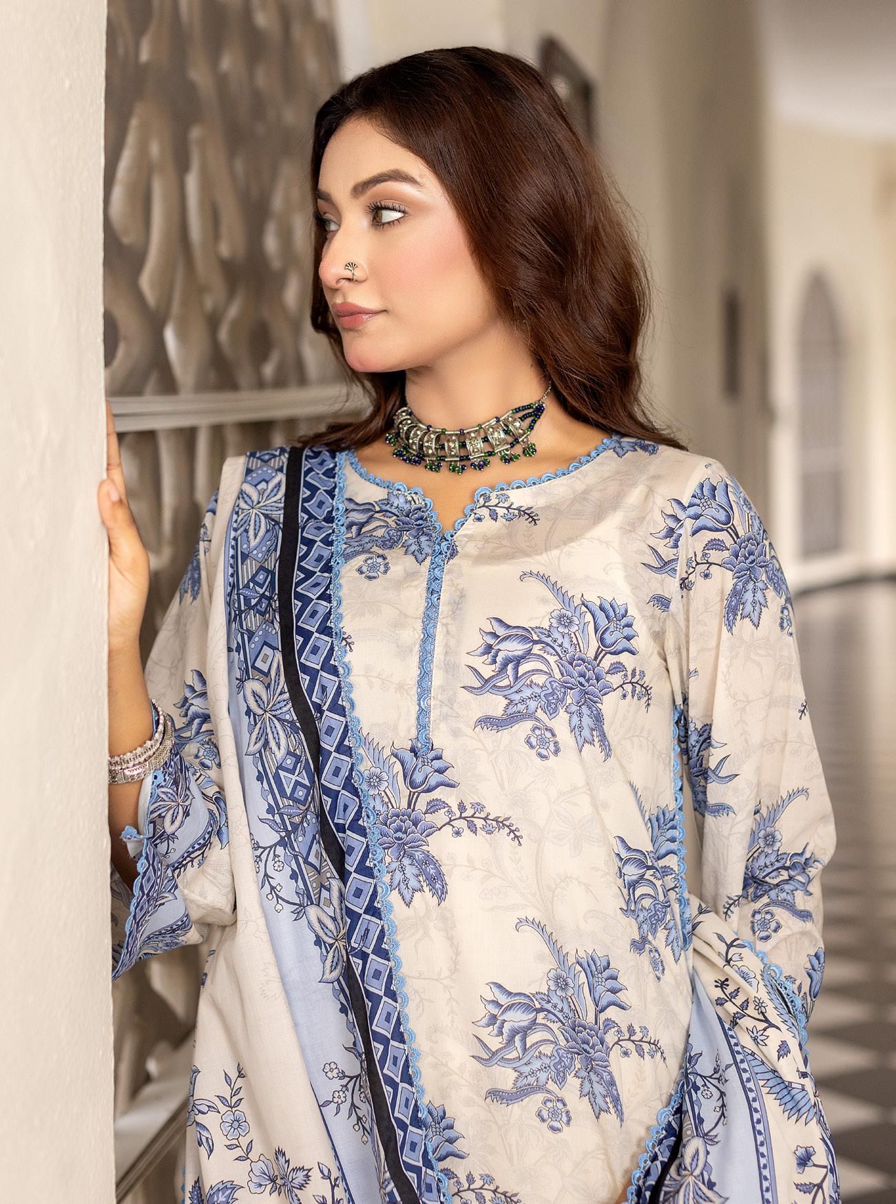 Noura 2Pc Kameez & Trouser - D108