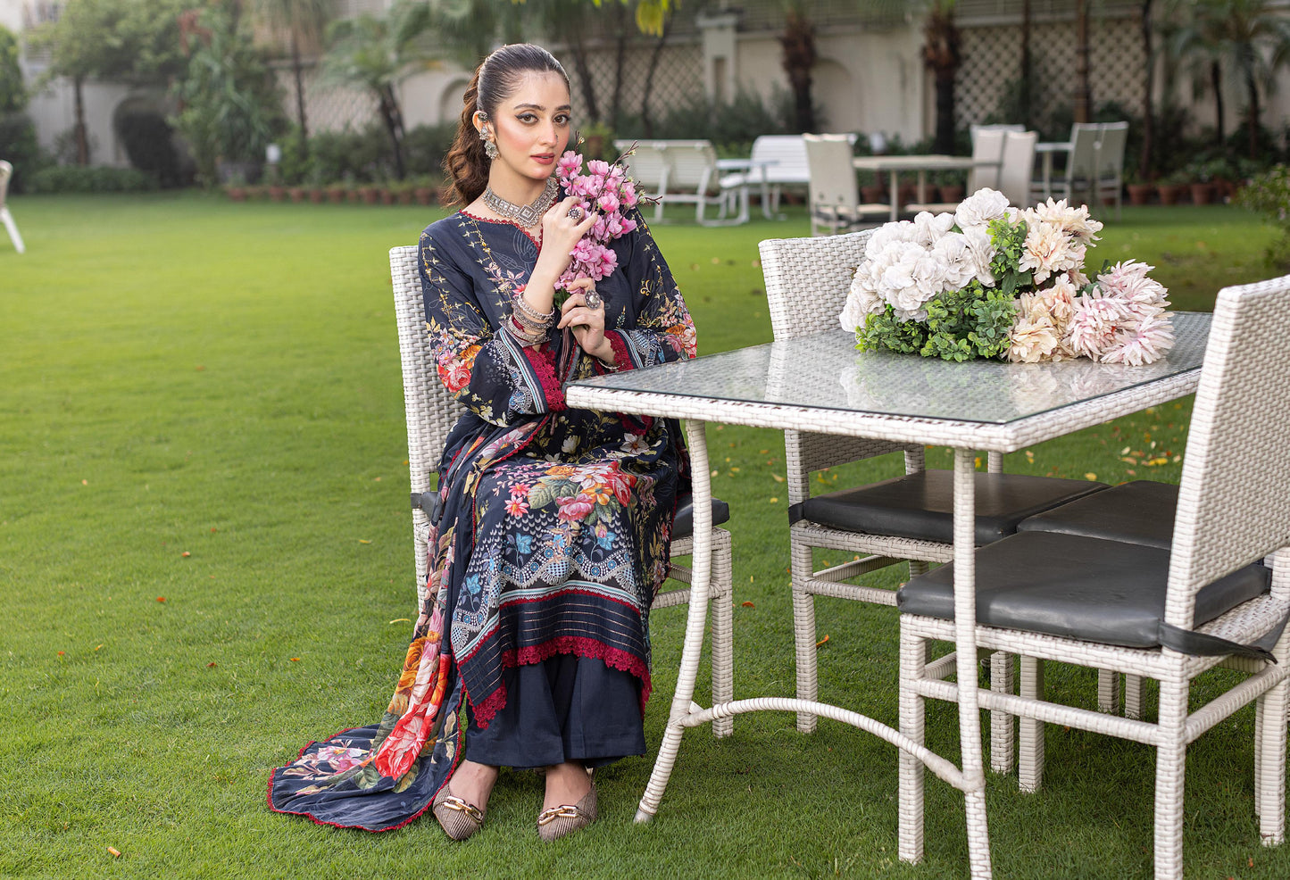 Noura - Printed - Lawn - 3pc - D103
