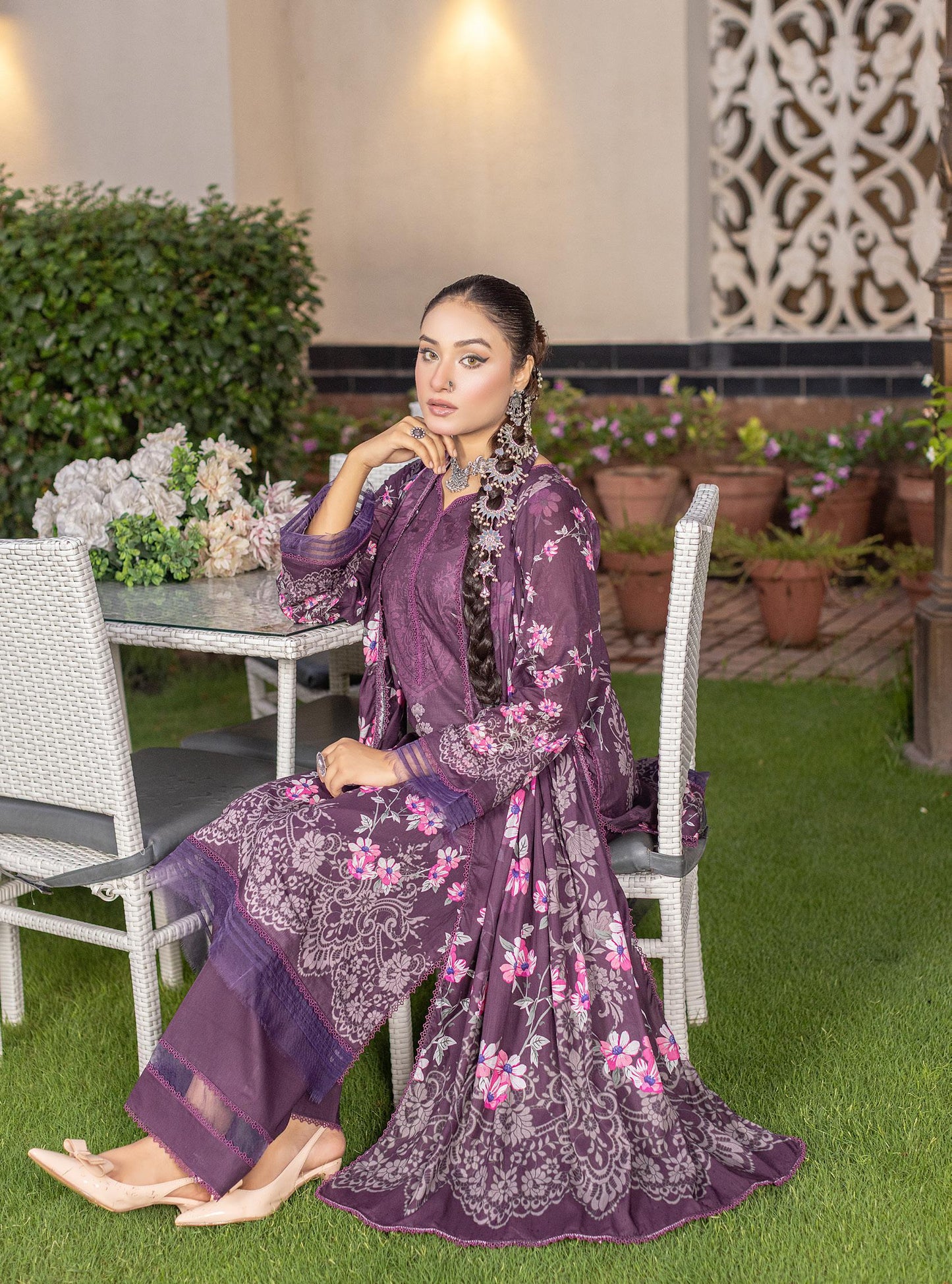 Noura 2Pc Kameez & Trouser - D107