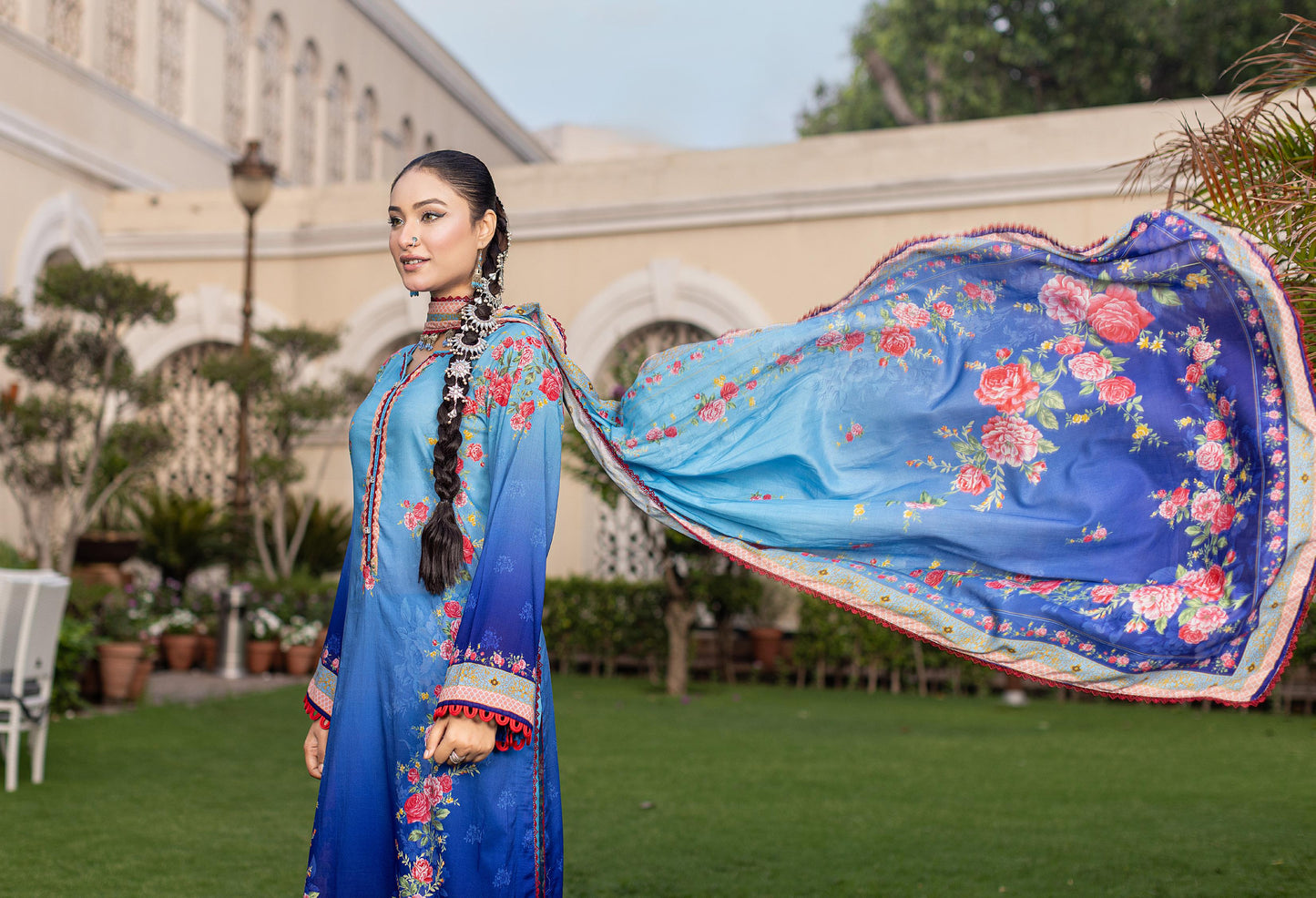 Noura - Printed - Lawn - 3pc - D111