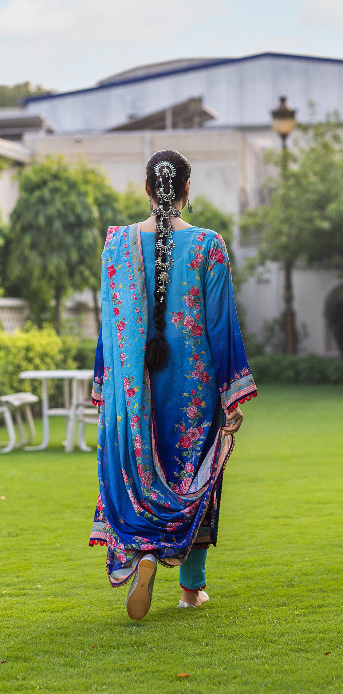 Noura - Printed - Lawn - 3pc - D111