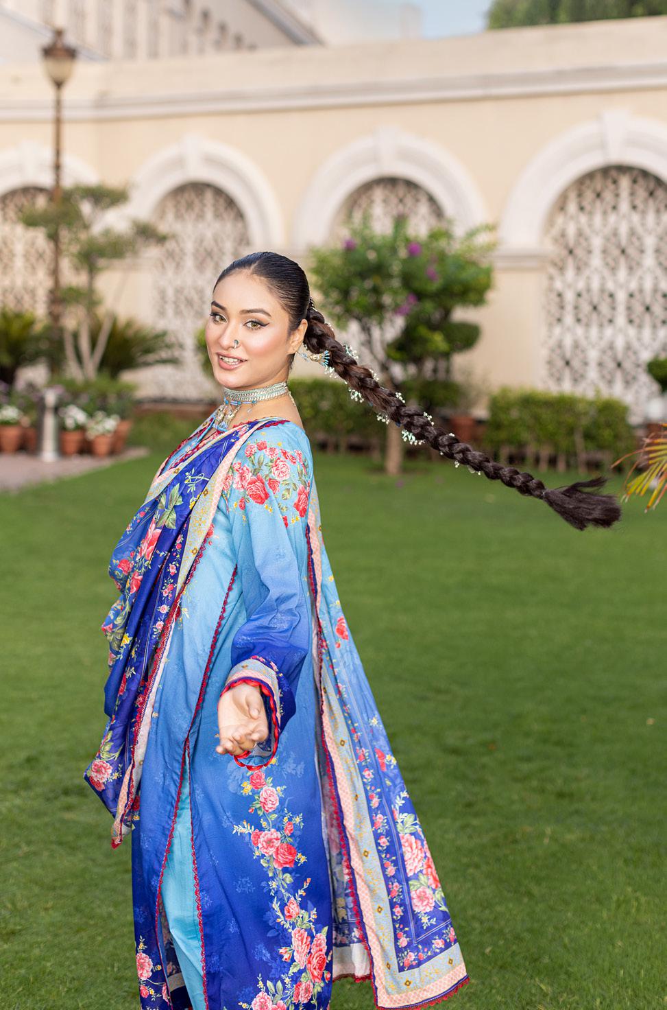 Noura - Printed - Lawn - 3pc - D111