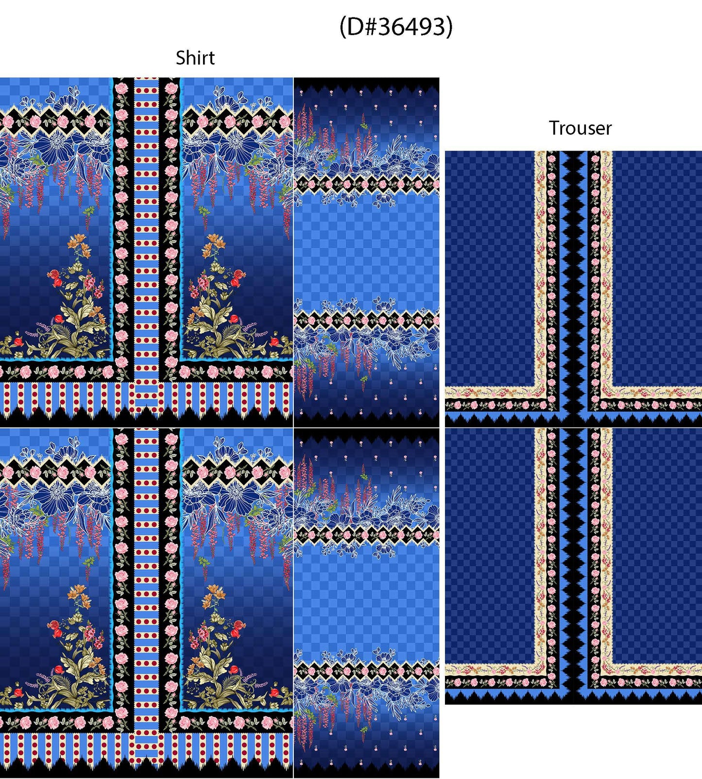 Sapphire Lawn Unstiched Suit