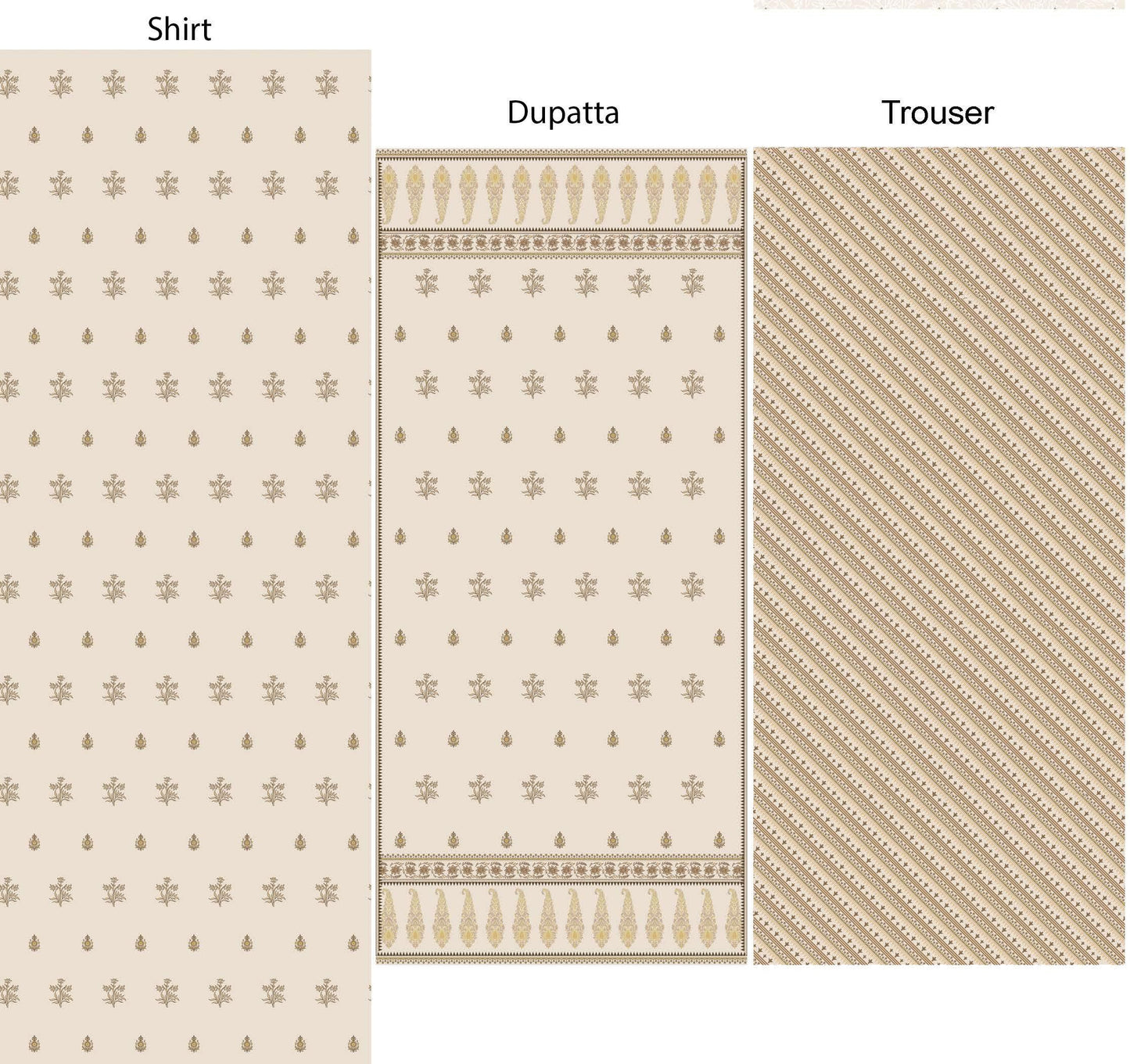 3 Piece Supima Lawn - #39867