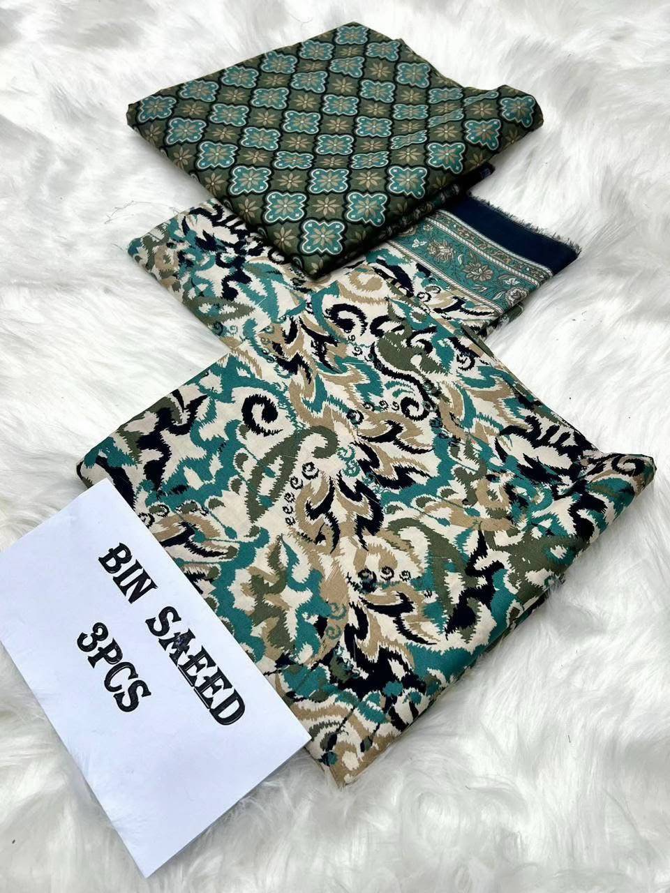 3Pc Supima Lawn Suit - #41048