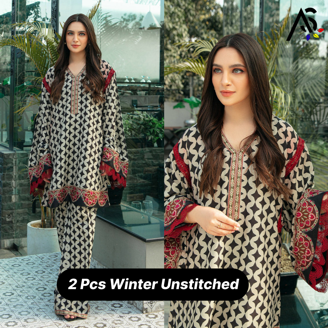 2Pc Winter Unstitched
