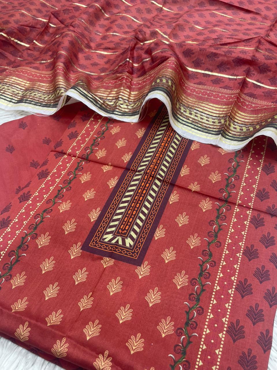 3Pc Stylo Lawn Printed Vol-0011