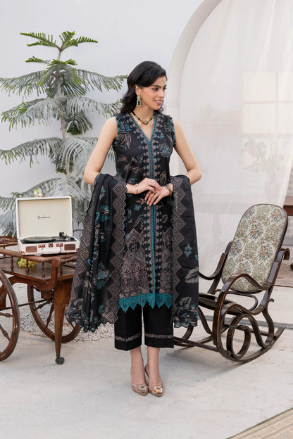 Firdous - Embroidered - Printed - Lawn - 3pc - EMB (1)