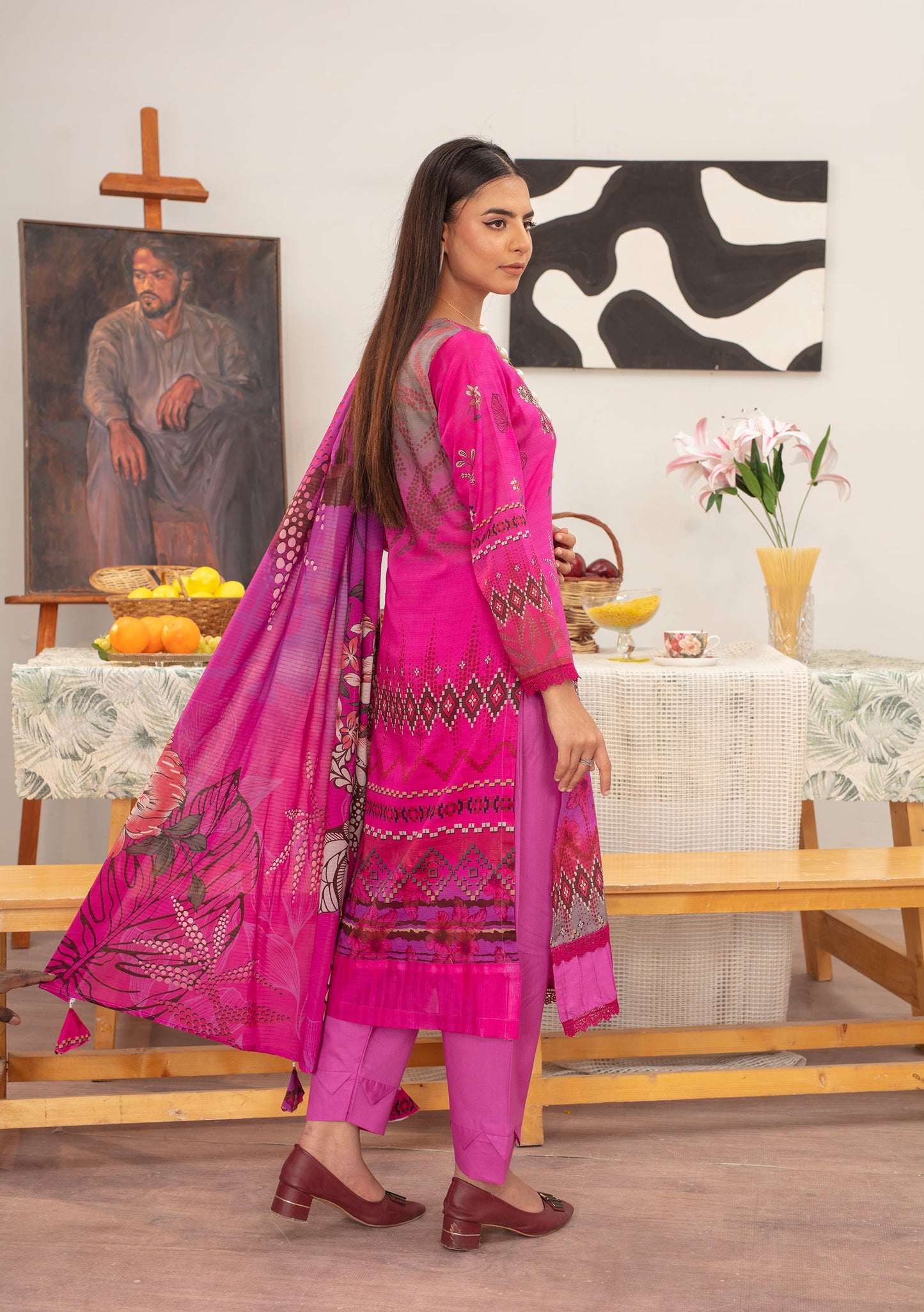 Sapphire Kameez & Dupatta Bana Dora - #37202