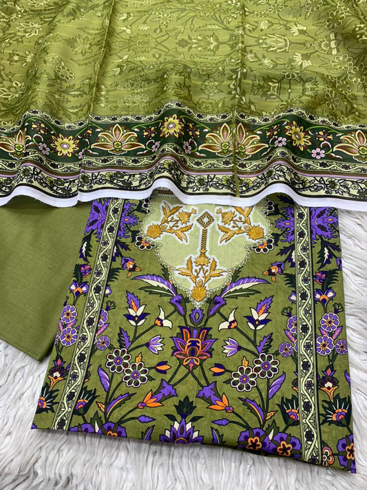 Lawn 3Pc Bin Noor Fab Printed Suit Vol-39 (1)
