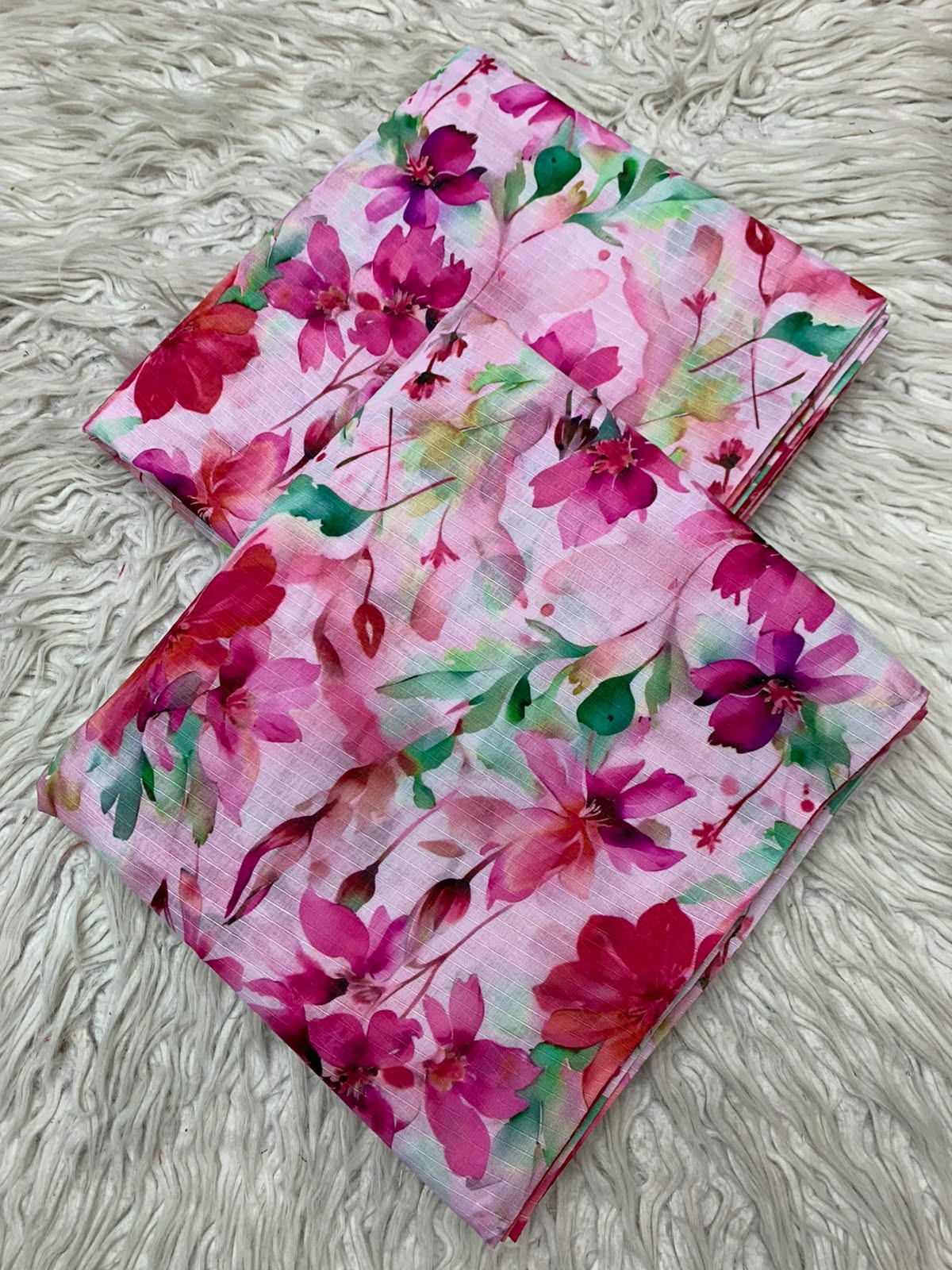 2Pc Bana Dora Print Lawn Suit Vol-535