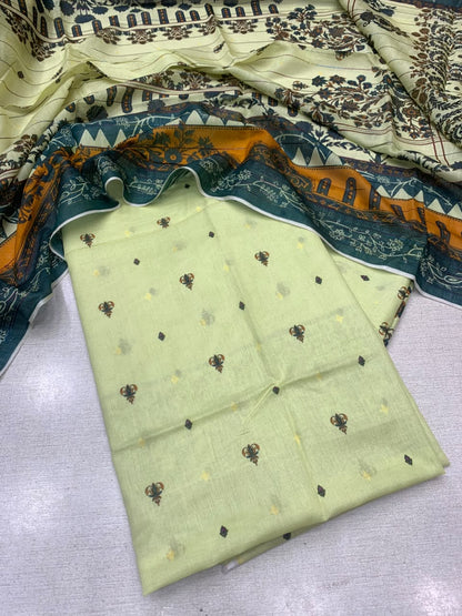 3Pc Lawn Digital Printed Unstitched Suit 48260
