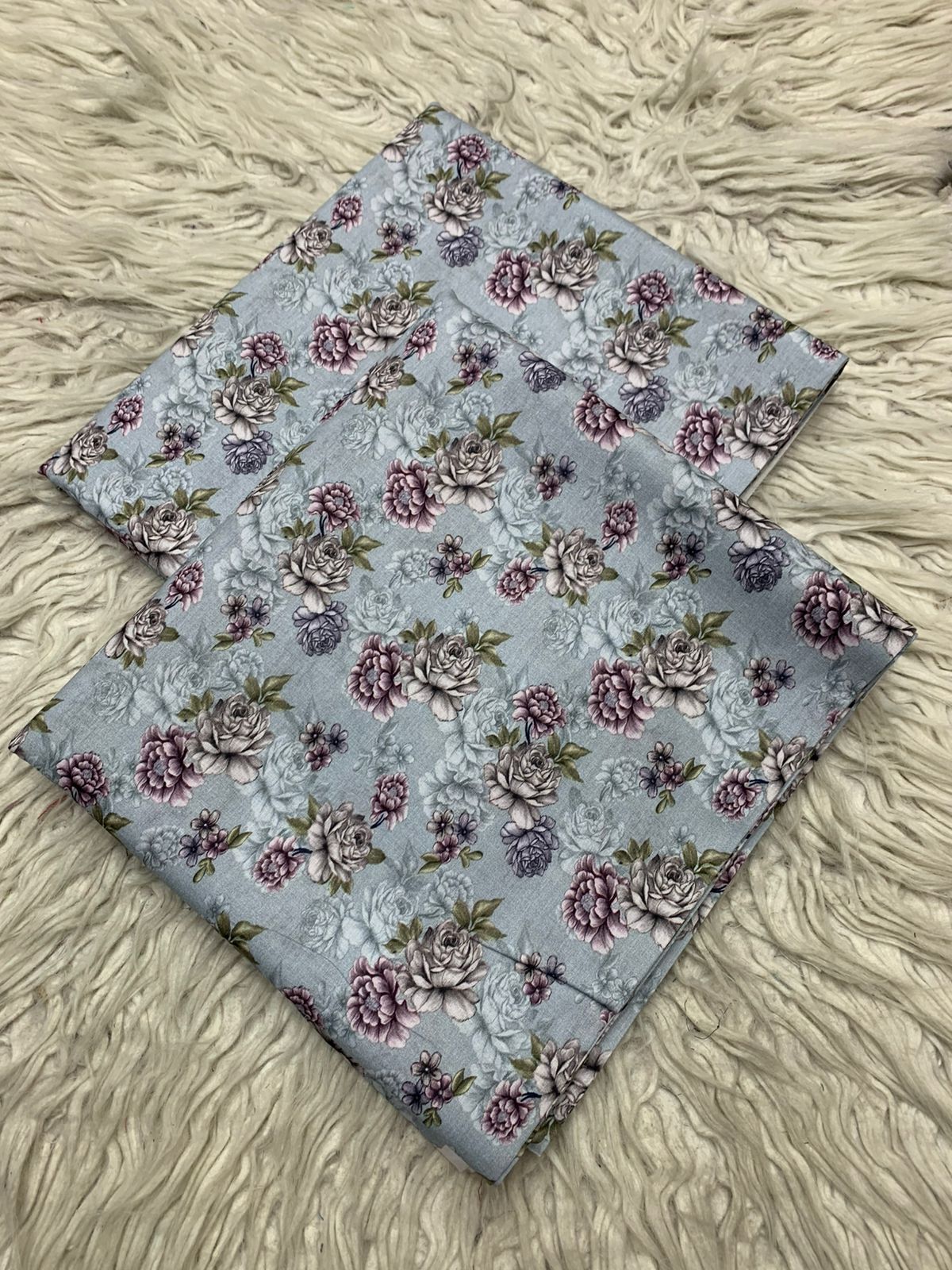 2Pc Lawn Digital Printed Unstitched Suit Vol-15