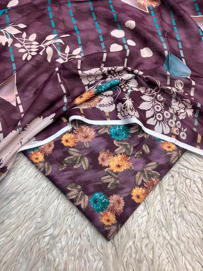 3Pc Same Digital Printed Lawn Suit 15