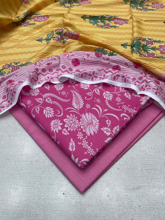 3Pc Lawn Digital Printed Unstitched Suit 27029