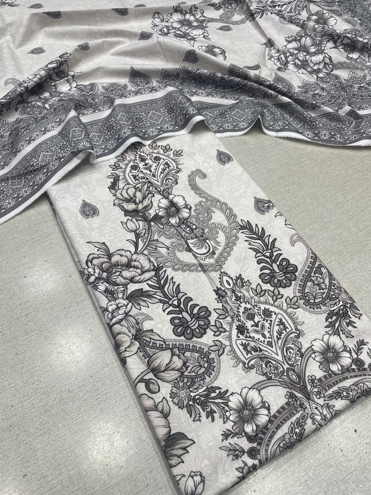 2Pc Dhanak Kameez & Dupatta Unstitched 73