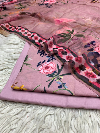 90x88 3Pc Premium Lawn Suit Vol-0020