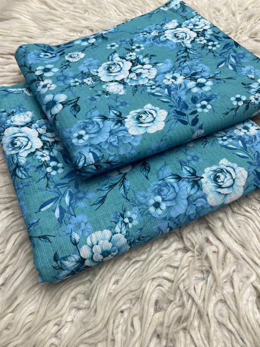 2Pc Lawn Bana Dora Digital Printed Suit Vol-18