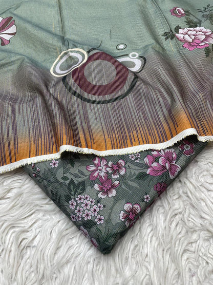 3Pc Chamki Khaddar Unstitched Suit Vol-0132