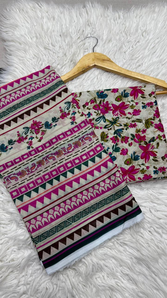 3Pc Supima Lawn Suit  - #41052
