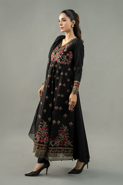 3Piece Embroidered Ricamo Dress
