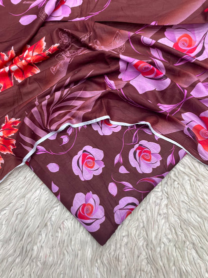 3Pc Same Digital Printed Lawn Suit 489