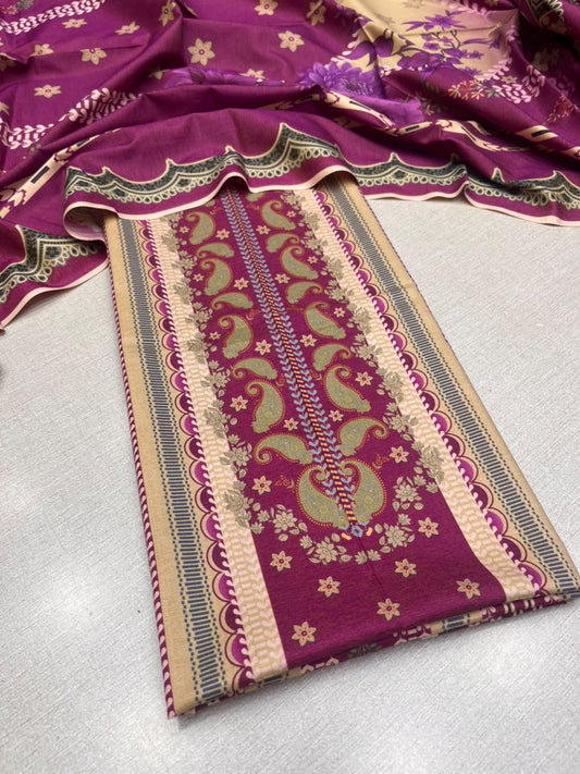 2Pc Staple Shamray Kameez & Dupatta Suit 79
