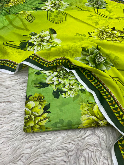 3Pc Same Printed Lawn Suit 570
